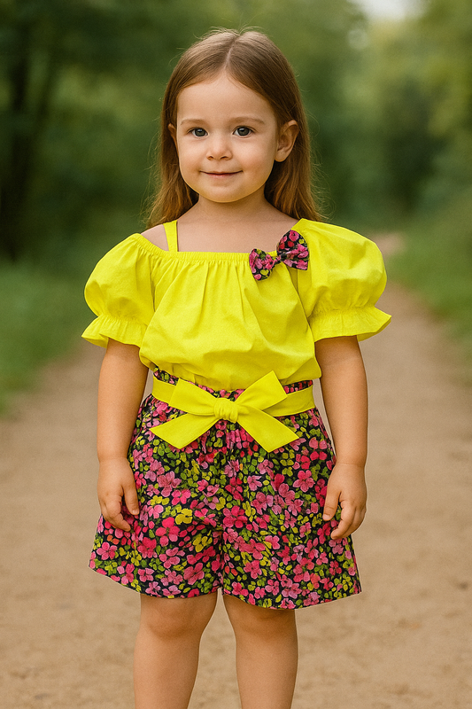 Top and skirt set